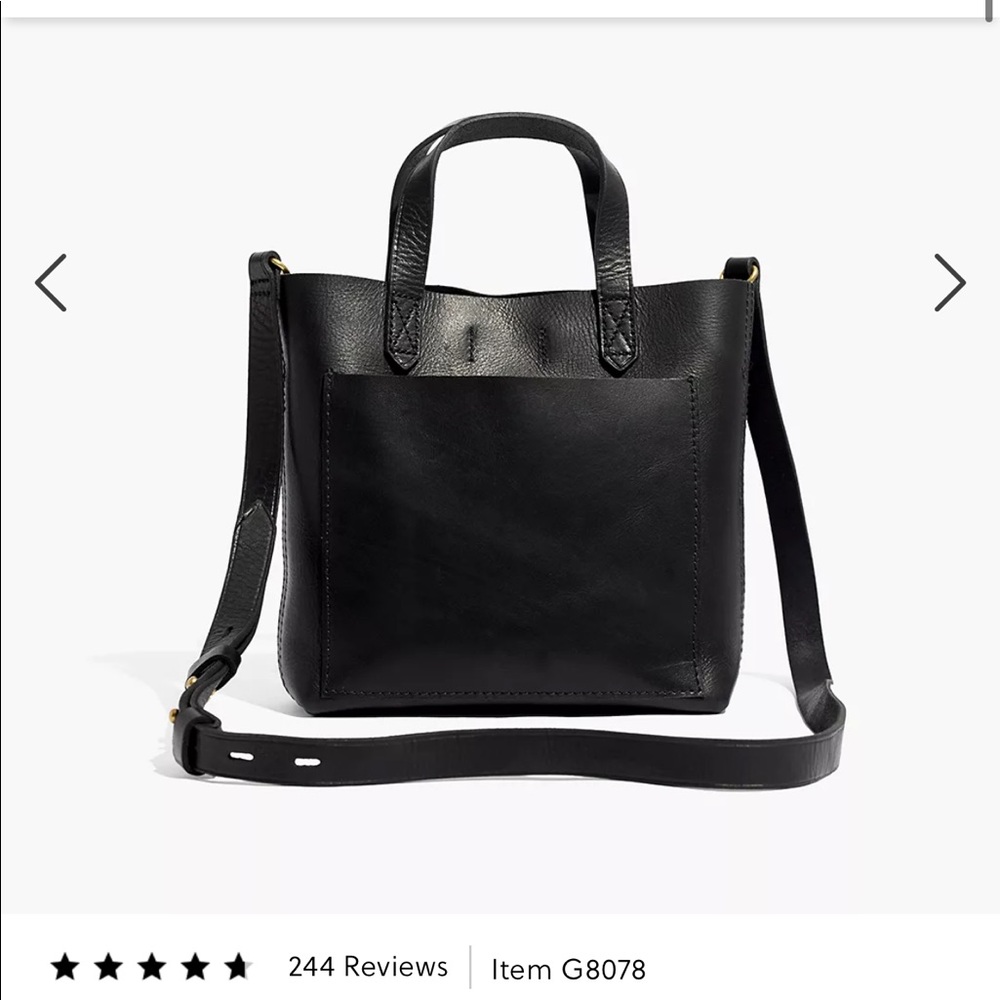 Madewell The Small Transport Crossbody in True Black